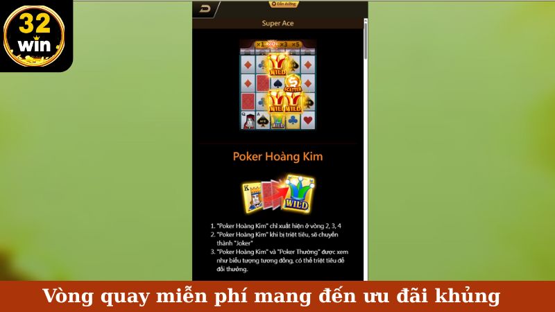 Vòng quay miễn phí mang đến ưu đãi khủng